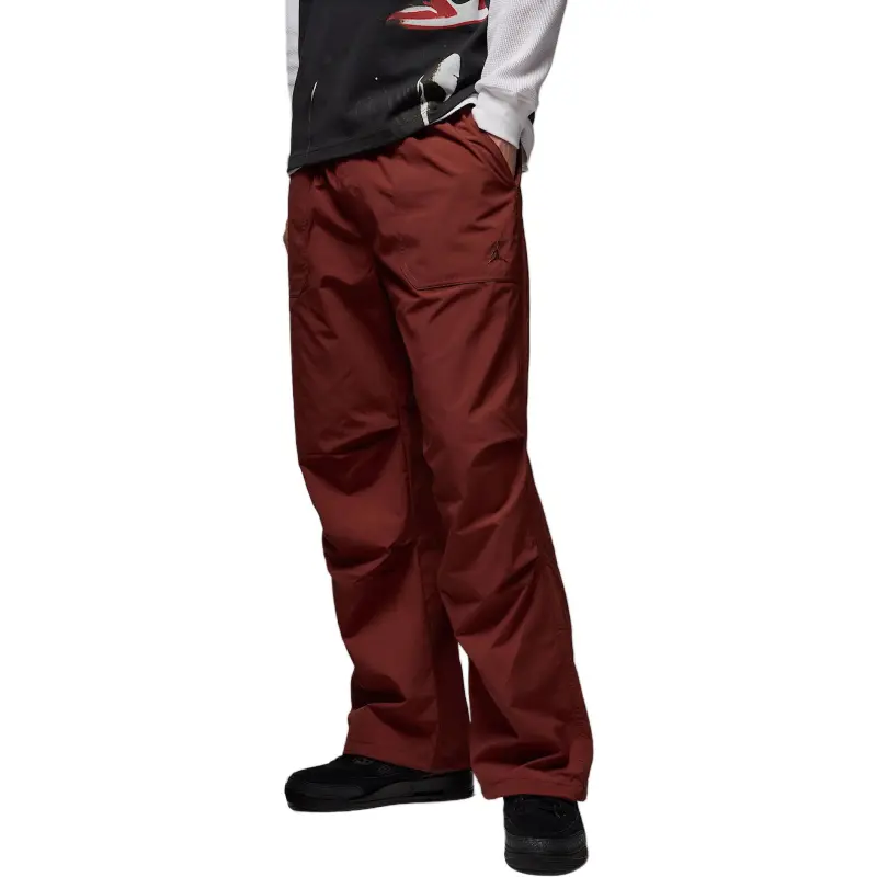 Jordan Casual Pants Unisex Red Brown-3