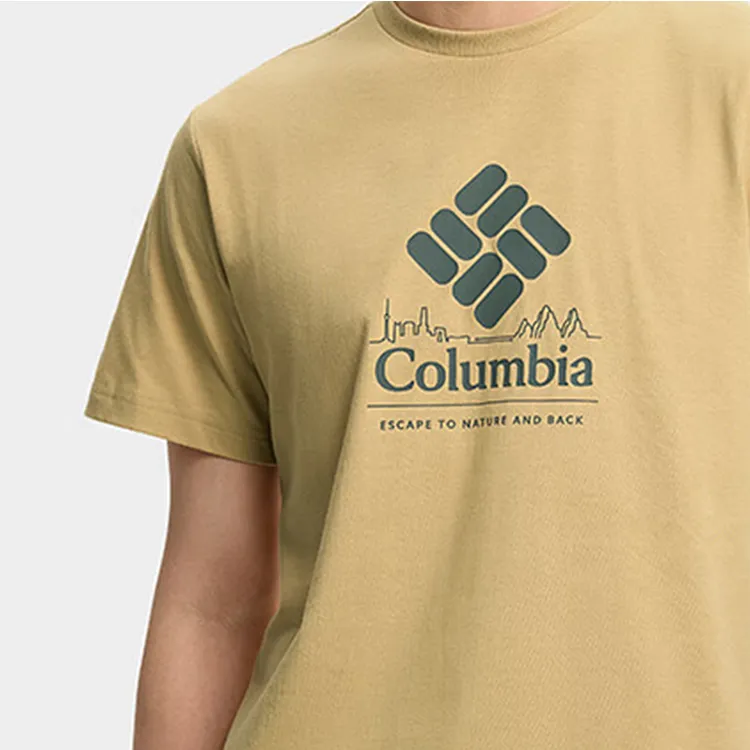 Columbia City Outdoor Collection T Shirt Men's Yellow-4