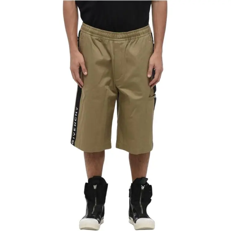 Givenchy Sports Shorts Men Khaki-2