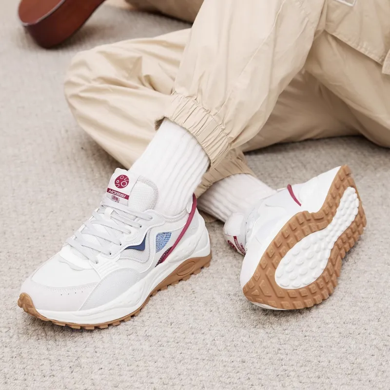 QIAODAN Mars Shoes Low Top Casual Shoes Men's Light Gray-4
