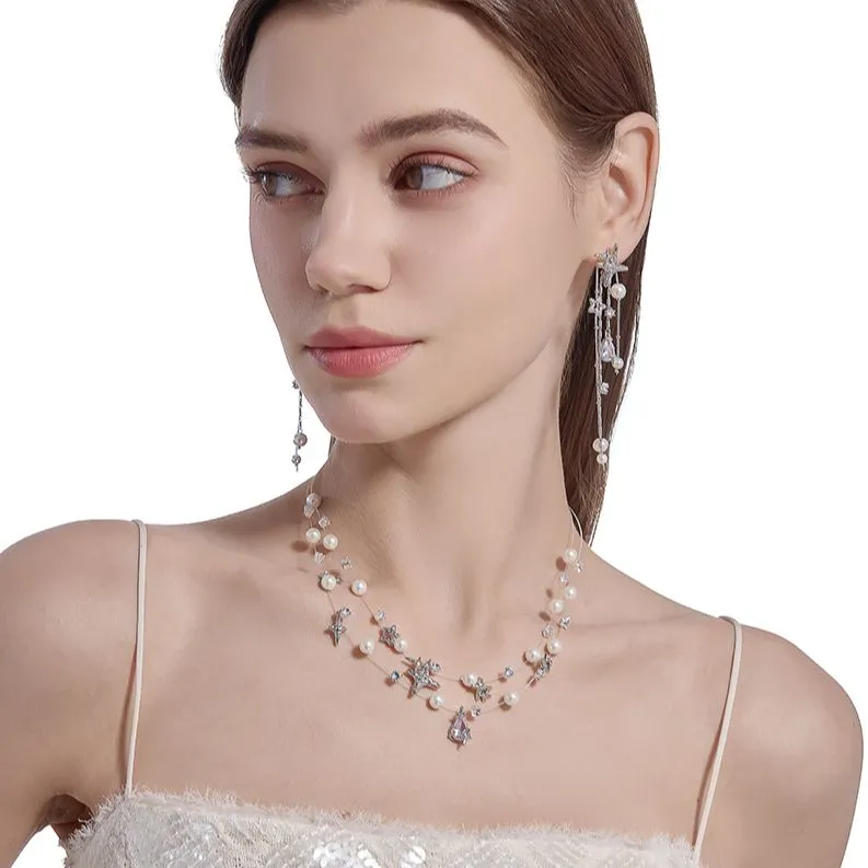 Masw Faux Pearl Necklaces Women's-2
