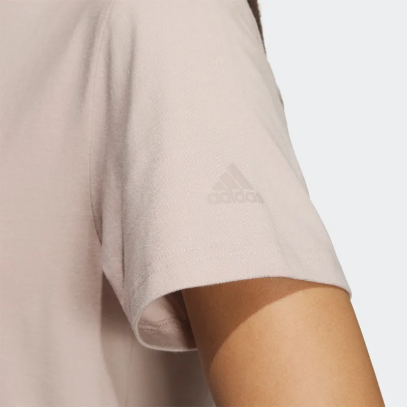 Adidas T Shirt Women's Wonder Taupe-3