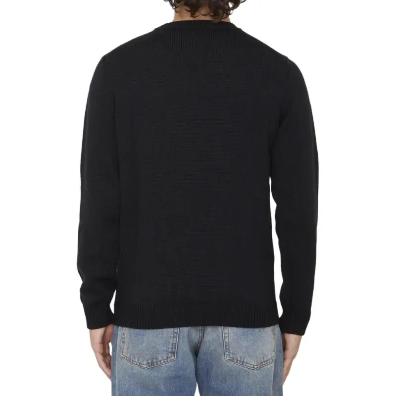 ROBERTO COLLINA Long Sleeved Crewneck Knitted Jumper-1