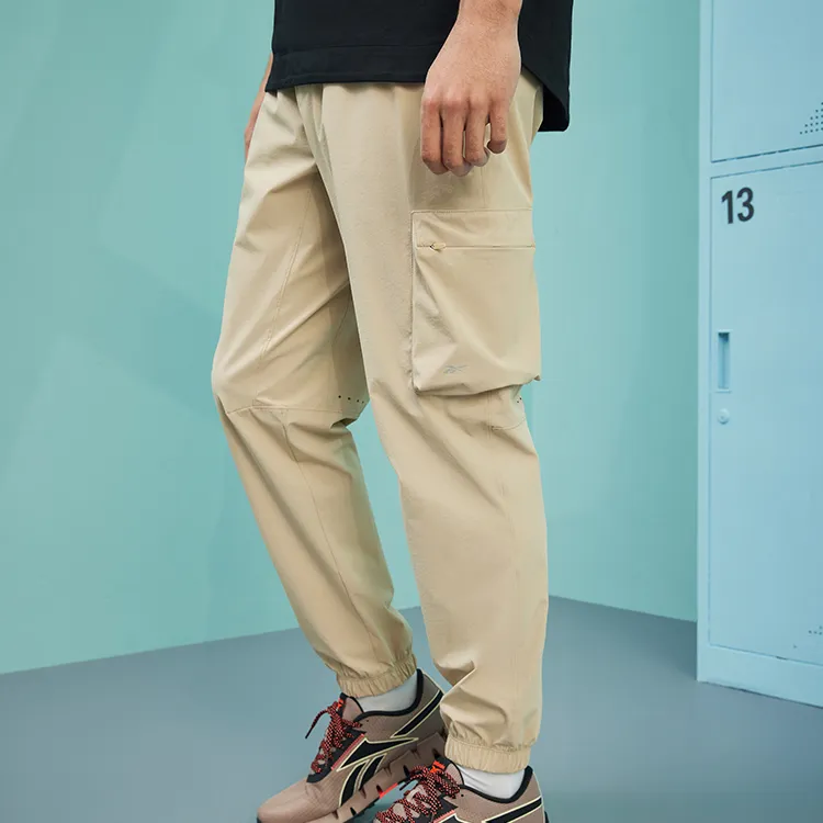 Reebok Casual Pants Men Khaki-4