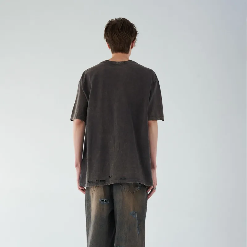 Non Allergic T-Shirts Unisex Distressed Color-2