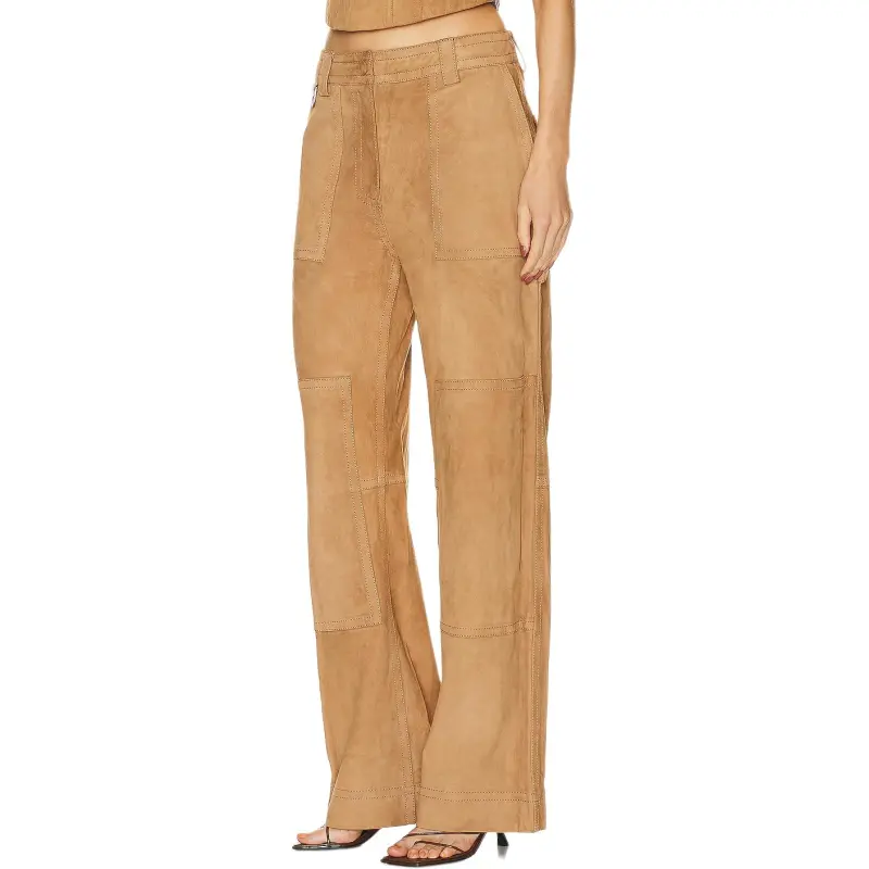 Saks Potts Casual Pants Women's Tan-2