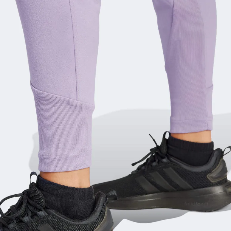 Adidas Z.N.E. Winterized Knitted Sports Pants Women's Purple-3