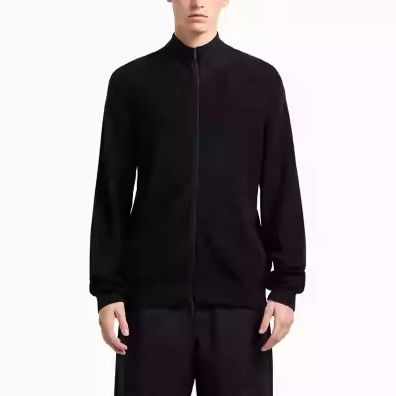 ARMANI EXCHANGEAE SS25 Knitwear Men's Dark Marine Blue-1