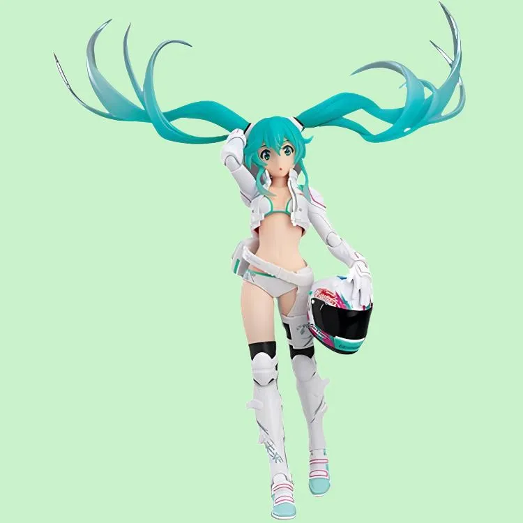 MAX Factory Hatsune Miku Figma#250 Racing Hatsune Miku 2014 EV Mirai Ver. Action Figures Medium-4