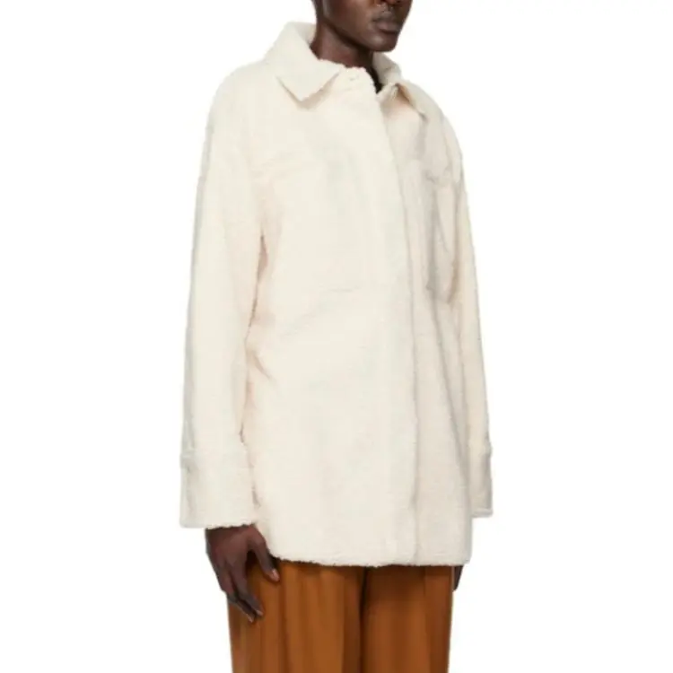 VINCE Jackets Coats Women's Ecru-2