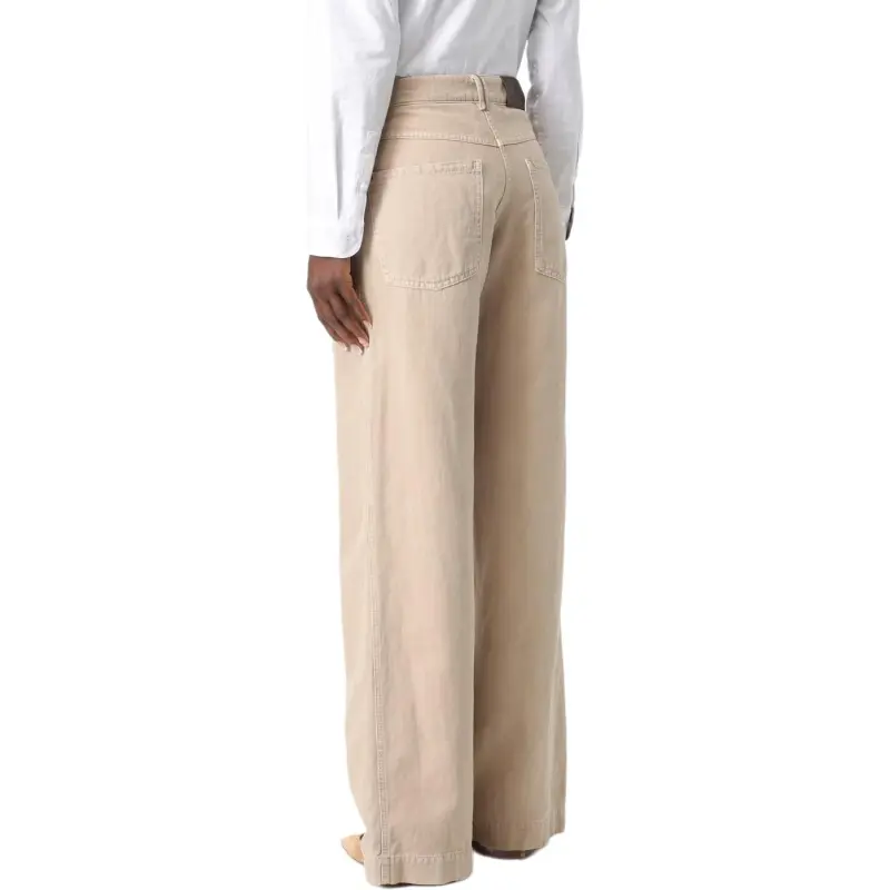 Brunello Cucinelli Jeans Women's Beige-1