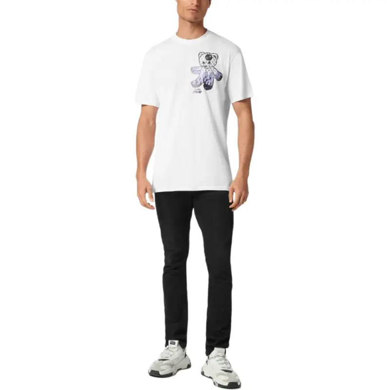 PHILIPP PLEIN Teddy Bear Printed Crewneck T Shirt-1