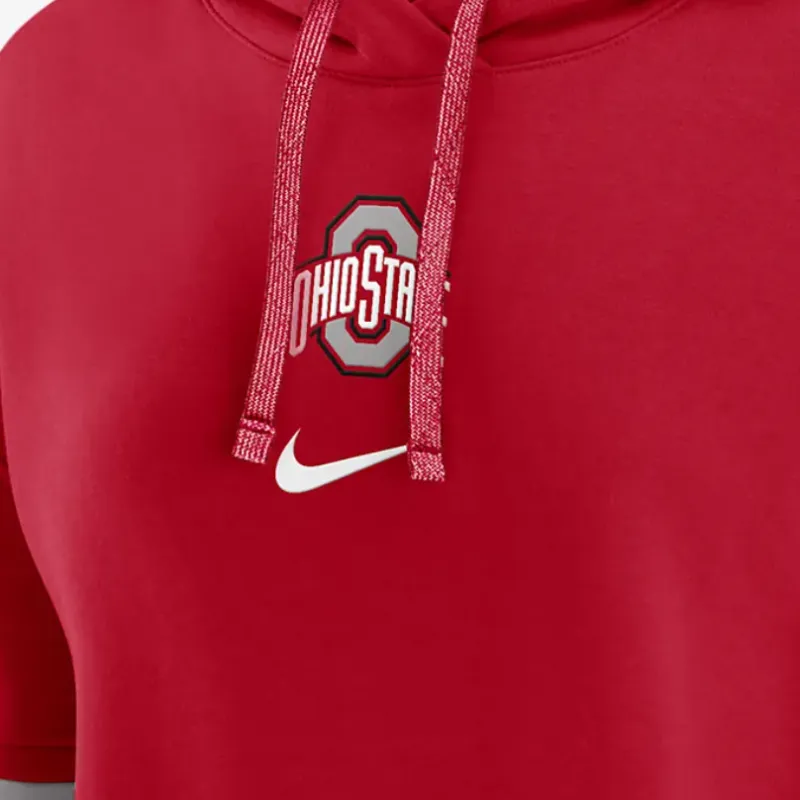 Nike Ohio State Buckeyes Sideline Essential Women's Nike College Pullover Hoodie-2