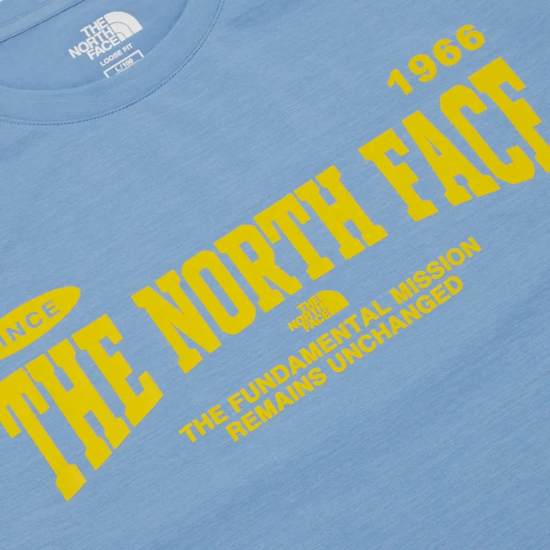 THE NORTH FACE Team Archive S/S R/Tee T Shirt Unisex Blue-3