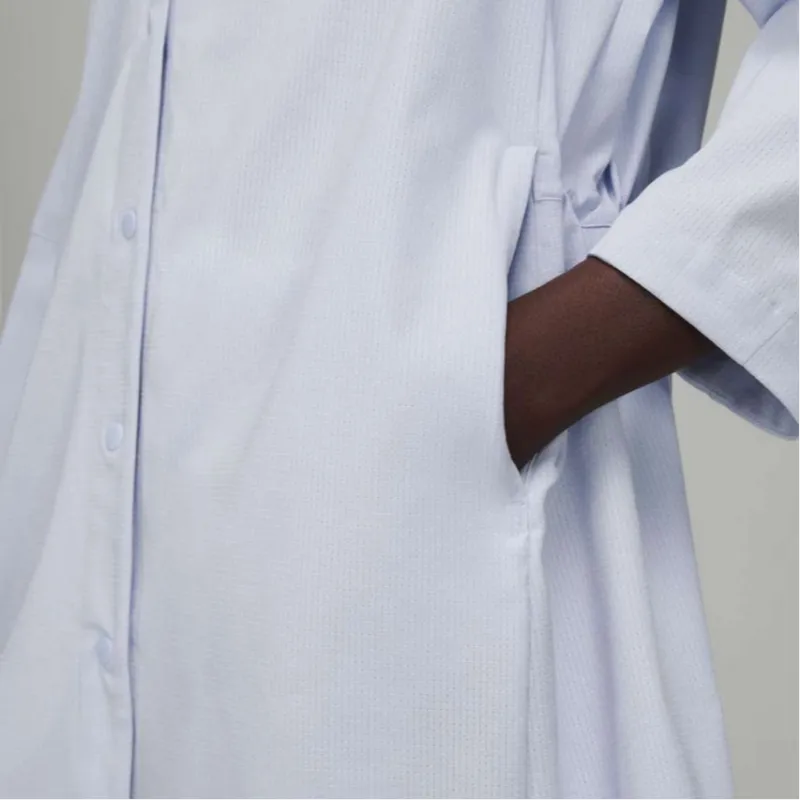 Lululemon WovenAir™ Long-Sleeved Dresses Women's Light Blue/PBHH-3
