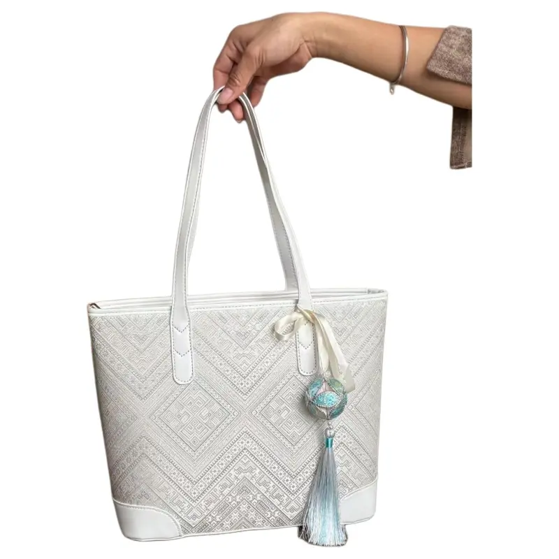NX DOUGHNUT PU Shoulder Bag Regular Women's White-3