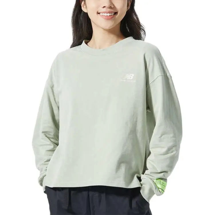 New Balance T Shirts Women's Light Green-2