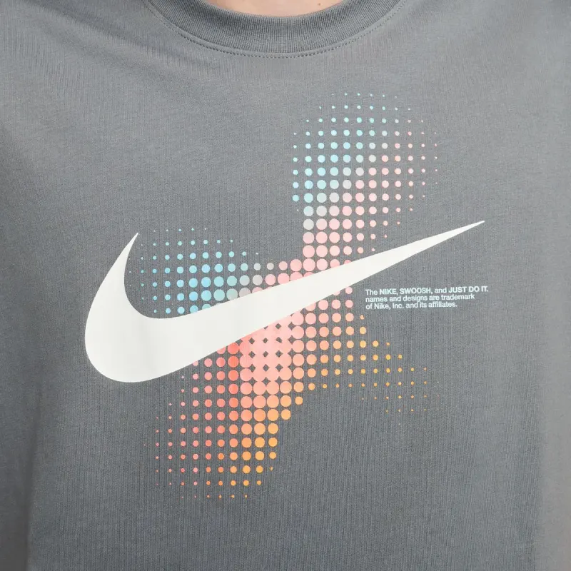 Nike Clothing T Shirts Men Gray-2