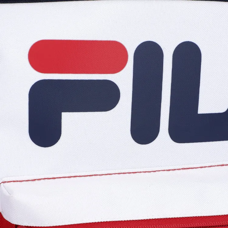 FILA Polyester Backpack Unisex Red/White-4