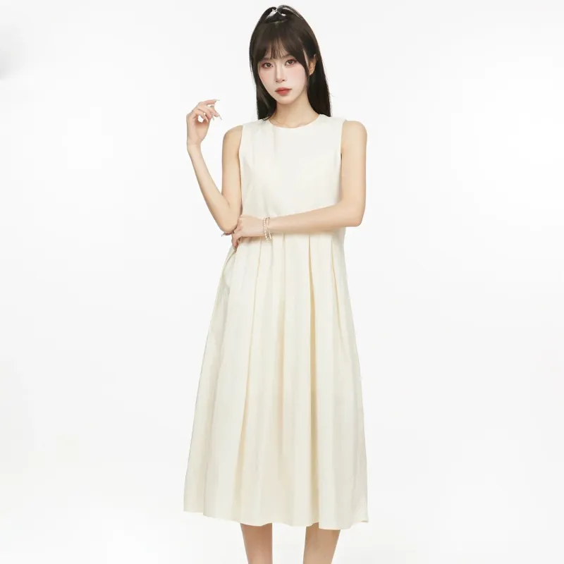 SONDR Sleeveless Dresses Women's White-4