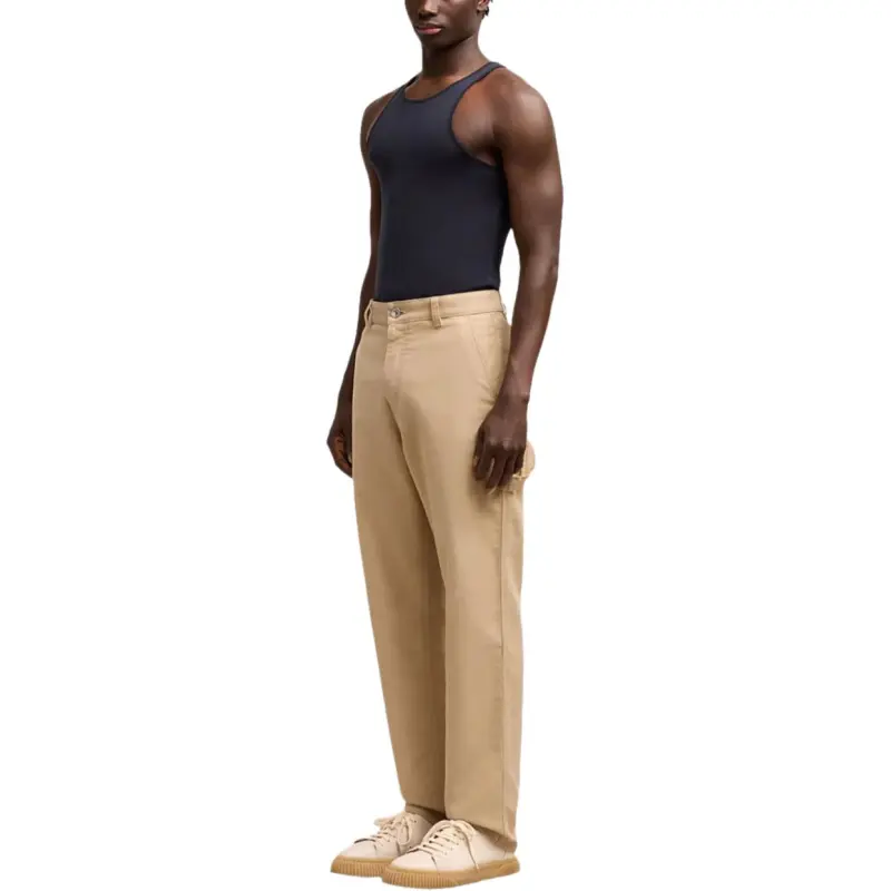 AMIPARIS Logo patch Straight leg Worker Trousers-1