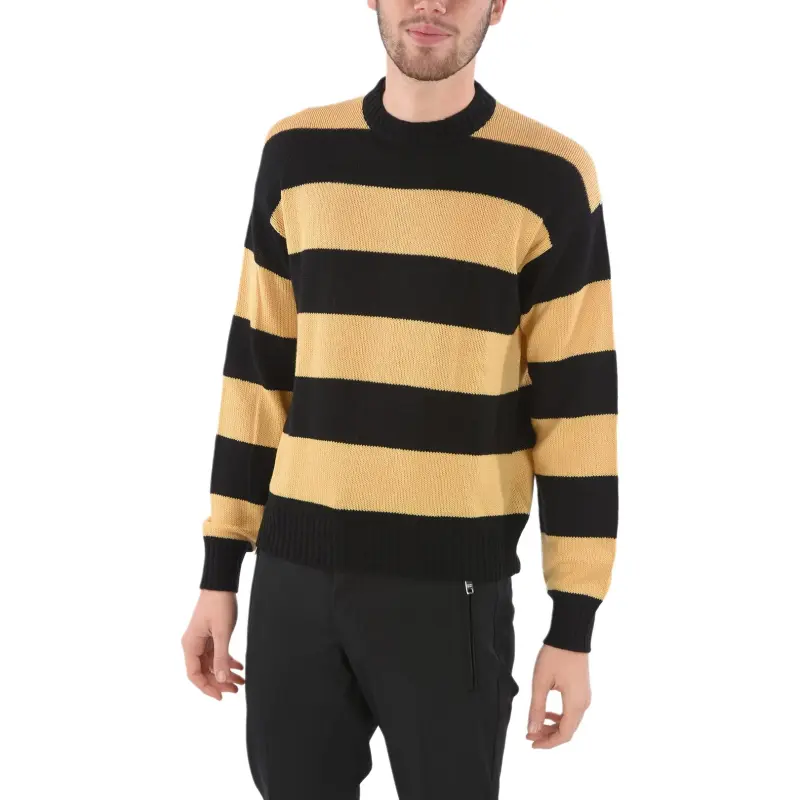 PRADA Cashmere Sweaters Men Yellow-2