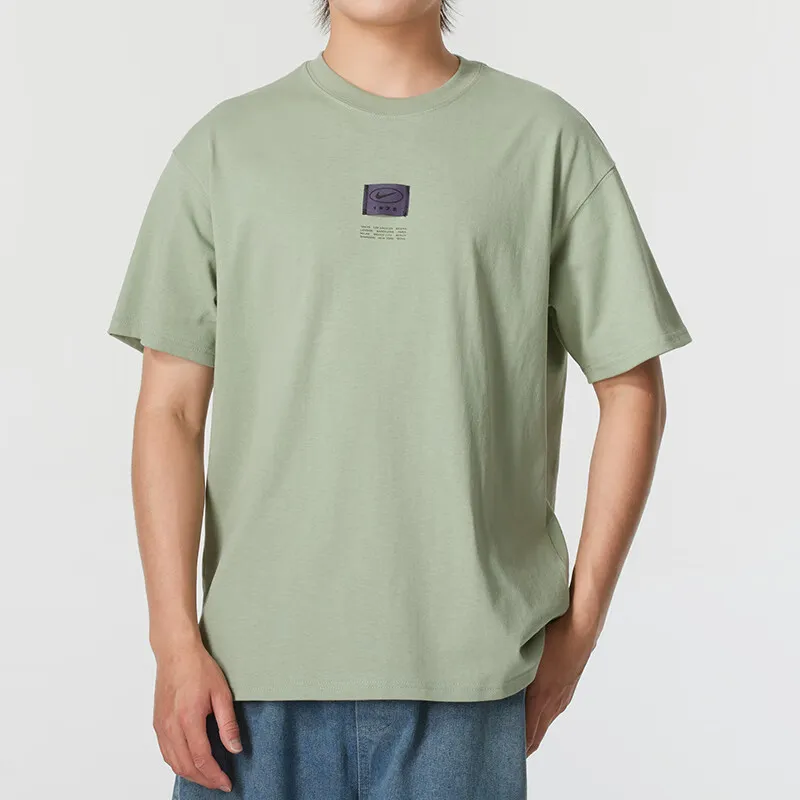 Nike T Shirts Men Green-1