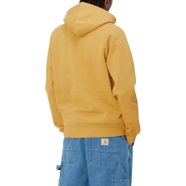 Carhartt WIP SS24 Hooded Chase Sweat Sweatshirt Men's Ginger Yellow-2