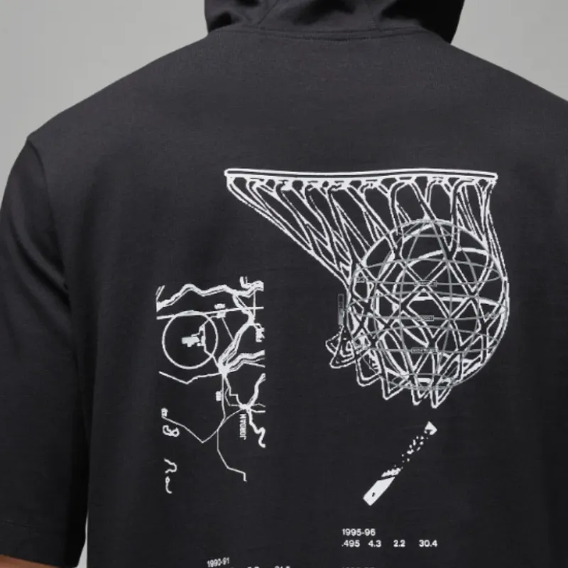 Jordan Sport Dri Fit Hooded T shirt-4