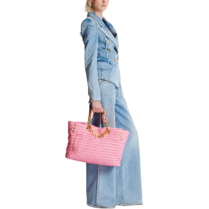 BALMAIN 1945 Soft Cabas Shoulder Bag-3