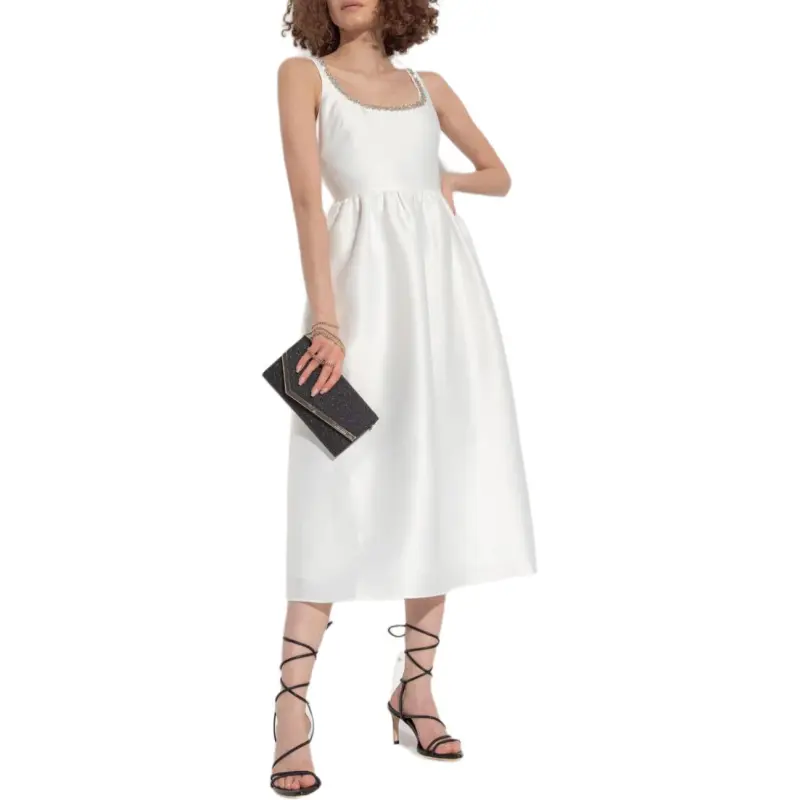 Self-portrait Taffeta Midi Dress-2