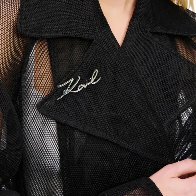 KARL LAGERFELD / Karl Lagerfeld Jeans Mesh Trench Coat-2
