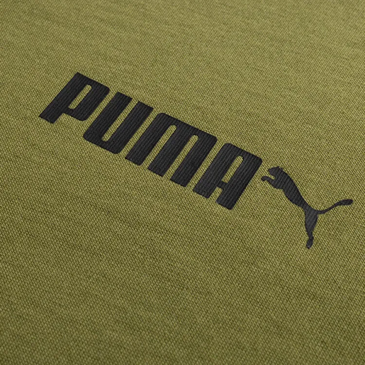 PUMA T Shirts Men Olive Green-4