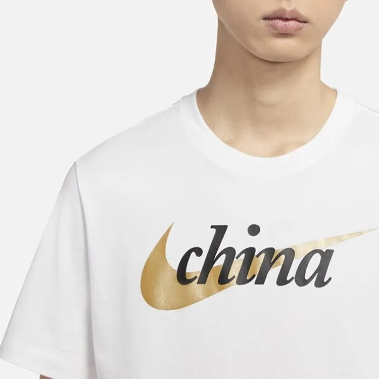 Nike Set-in Sleeve T-Shirt Men's White-5