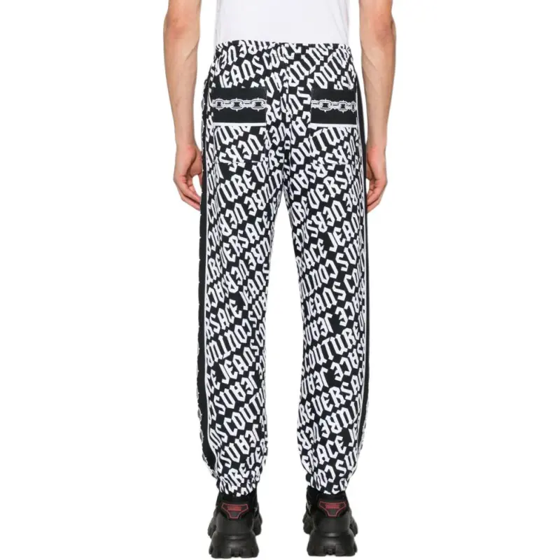 VERSACE JEANS COUTURE Logo print Cotton Track Pants-3