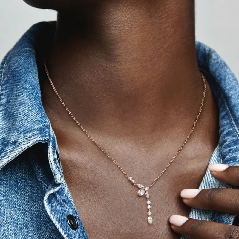Pandora TIMELESS Copper Silver Alloy Necklaces Women's-1