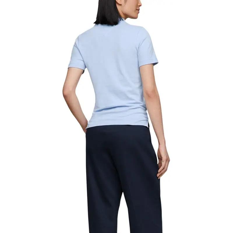 Tommy Hilfiger Polo Shirt Women's Light Blue-3