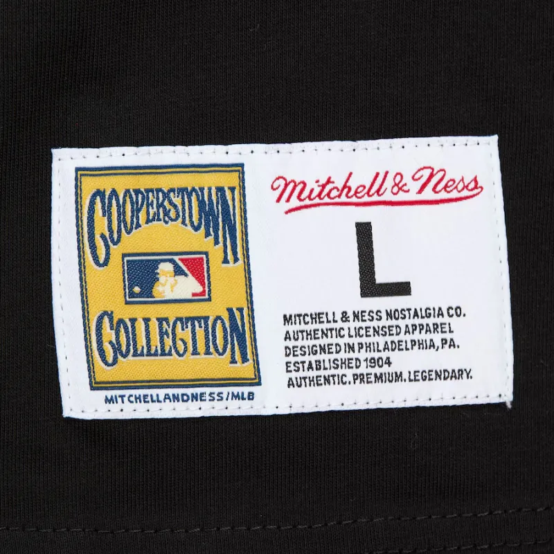 Mitchell & Ness x MLB Pittsburgh Pirates Jacquard Ringer T Shirt Men's Black-2