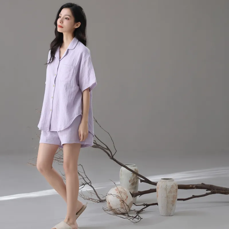 WANANNI Pajama Set Women's Light Purple-1
