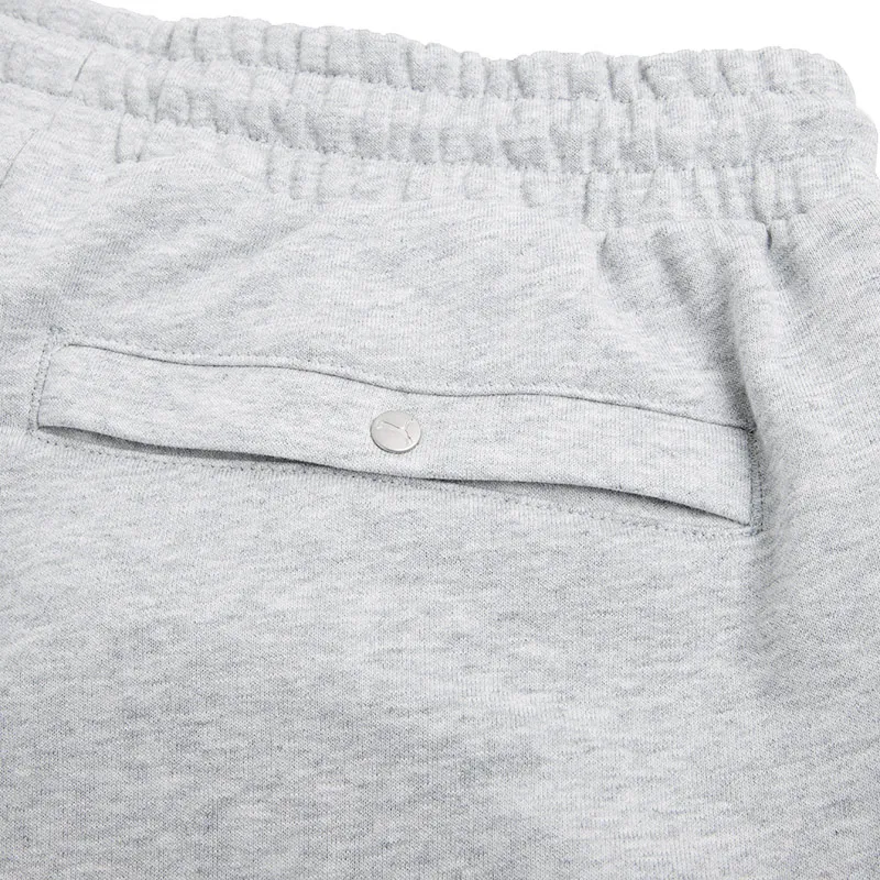PUMA Knitted Sweatpants Unisex Light Gray-5