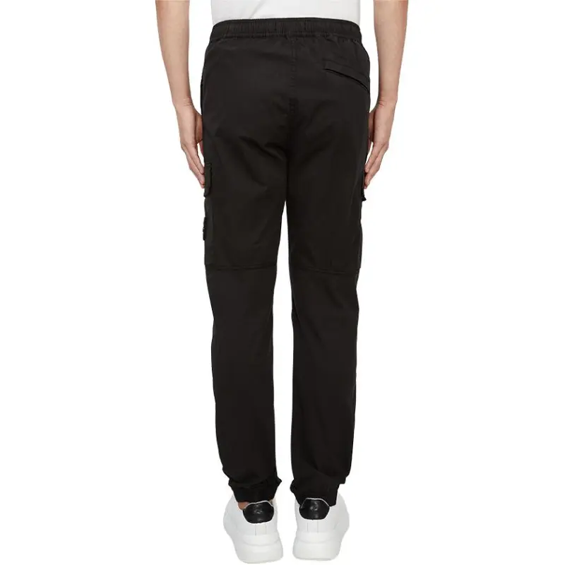 STONE ISLAND Compass Patch Tapered Leg Pants-4