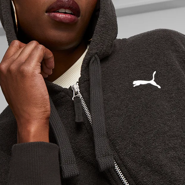 PUMA Chamarra Con Capucha Para Mujer Her-4