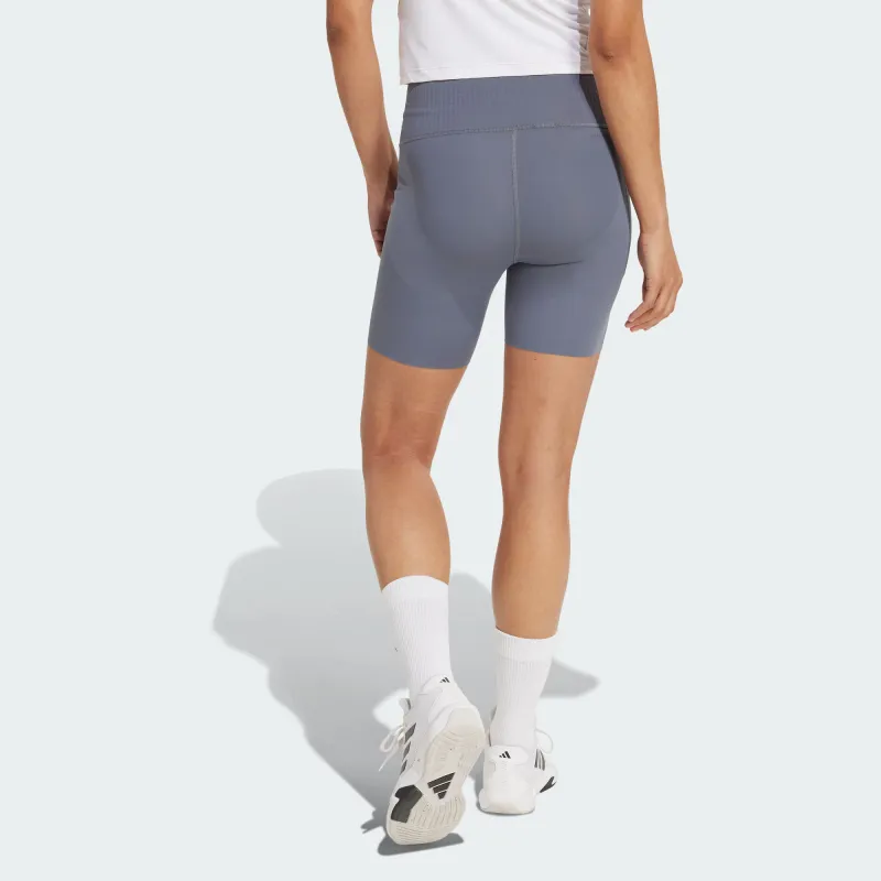Adidas Power Casual Shorts Women's Asphalt Gray-2