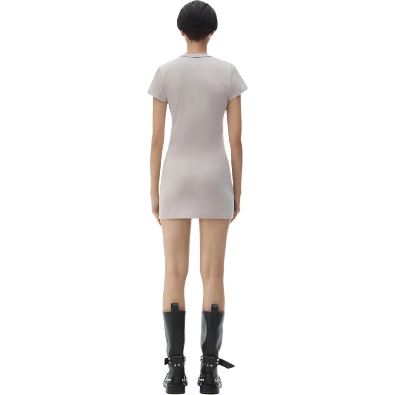 Alexander Wang Blade Logo Embossed Minidress-1