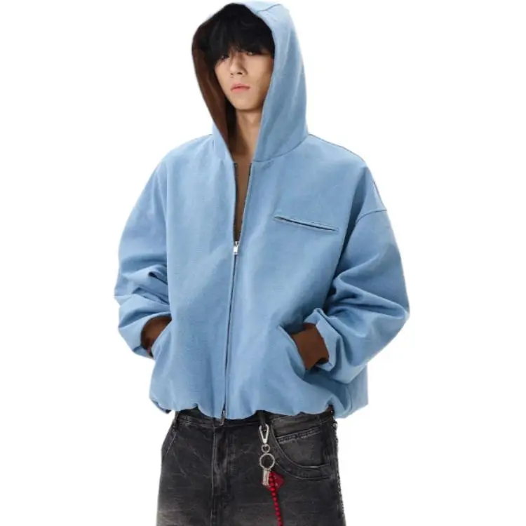 WLNEXT Jacket Premium Distressed Niche Coat Unisex-0