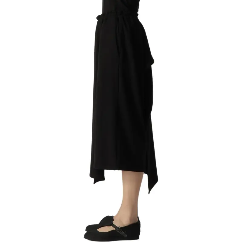 Yohji Yamamoto Asymmetric hem Midi Skirt-4