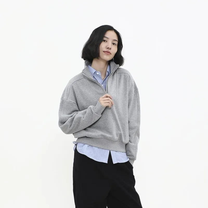LIVINGTOWN Sweatshirt Unisex Gray-2