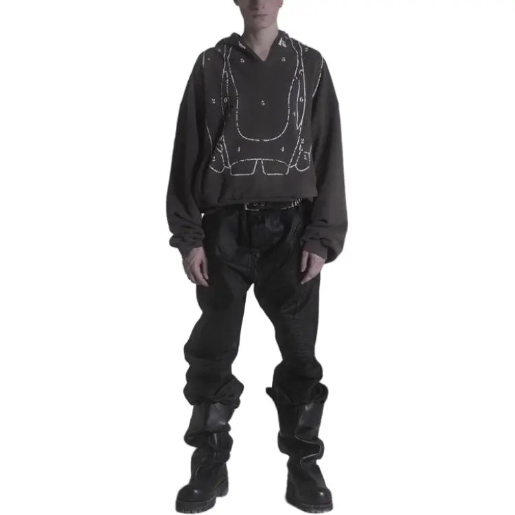 GRAILZ PROJECT G/R 2024 Sweatshirts Men Brown-4