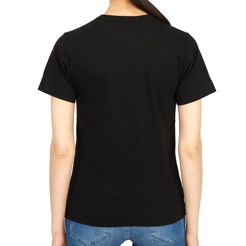 CDG Play Regular T Shirt Women's Black-5