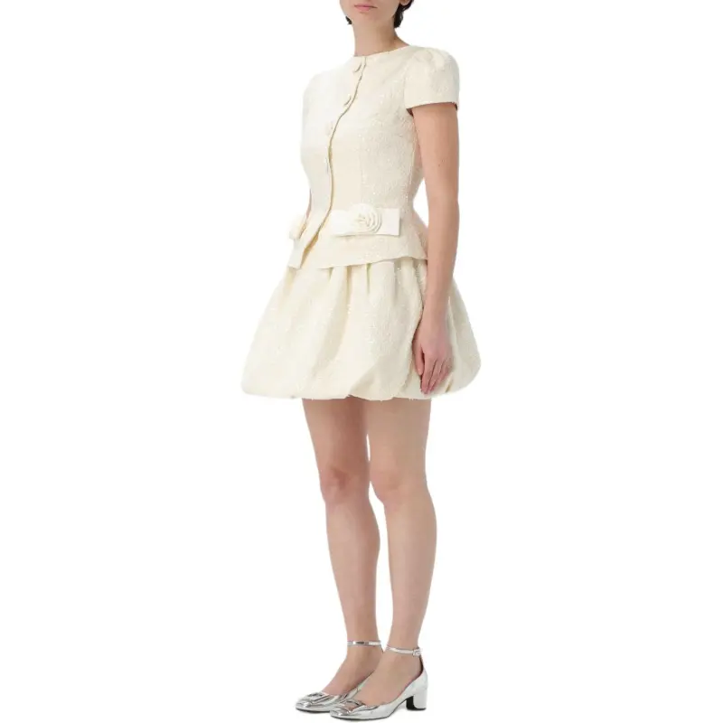 Self portrait Bow Detail Mini Dress-2